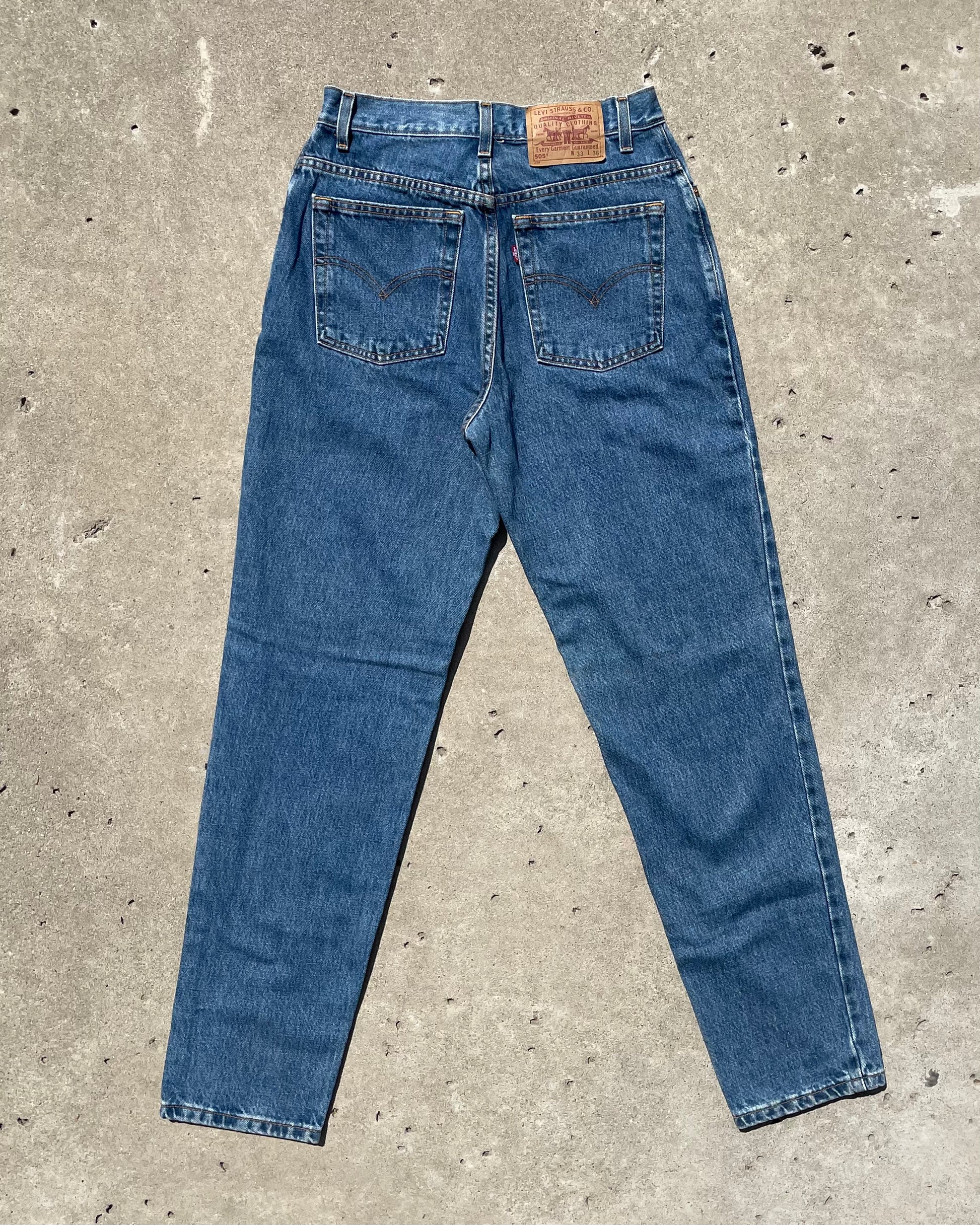 VINTAGE LEVI'S 505 DENIM - Sz 31x34