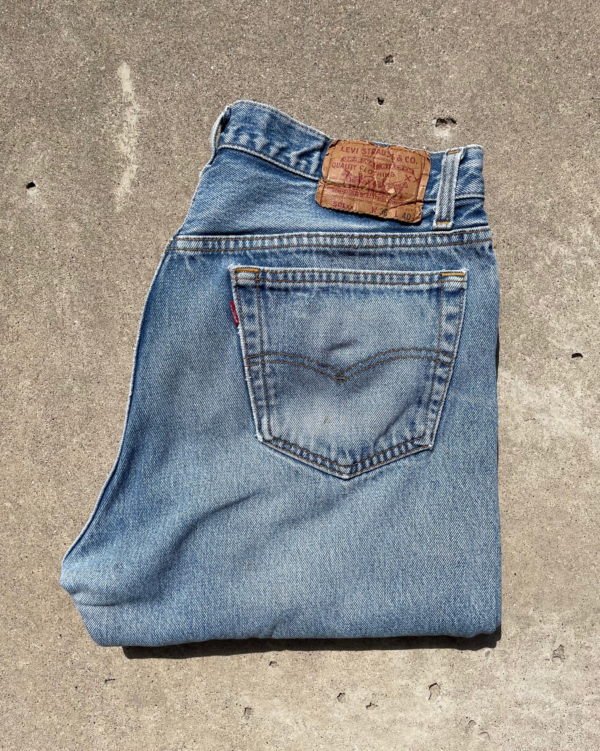 VINTAGE LEVI'S 501 DENIM - Sz 34x36
