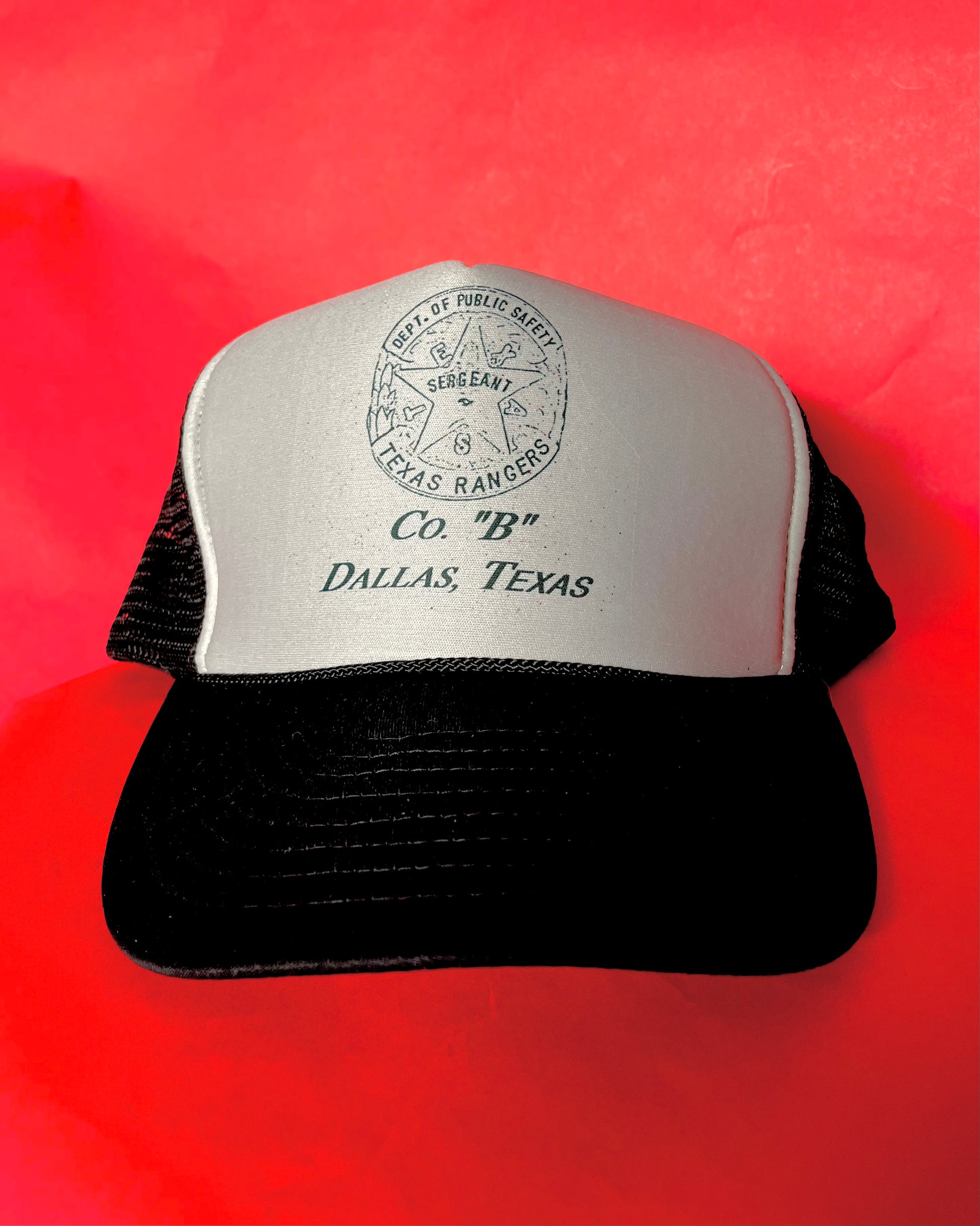 Vintage Black and Grey Trucker Hat