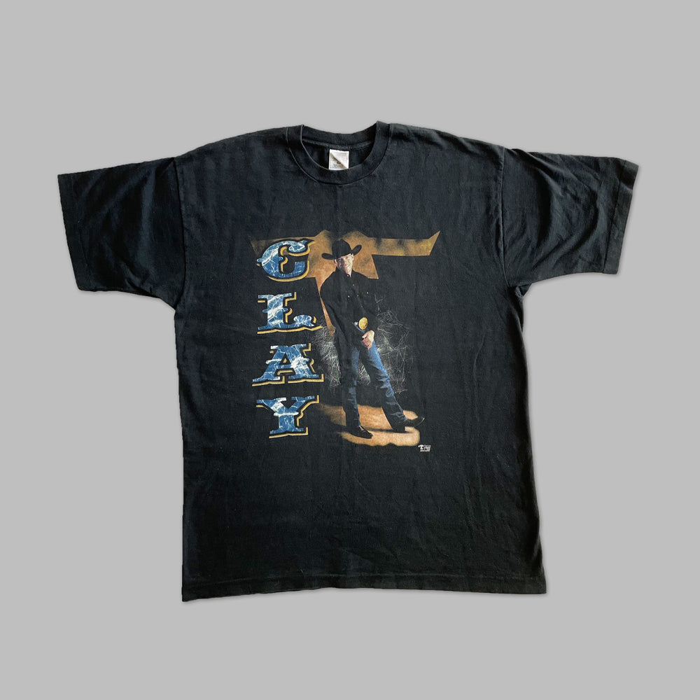 90s Single Stitch Clay Walker Tee - Sz L