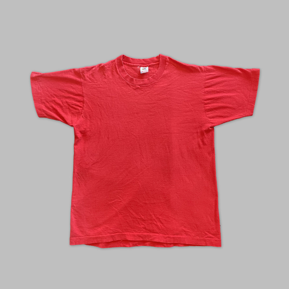 90s Single Stitch Red Tee - Sz M