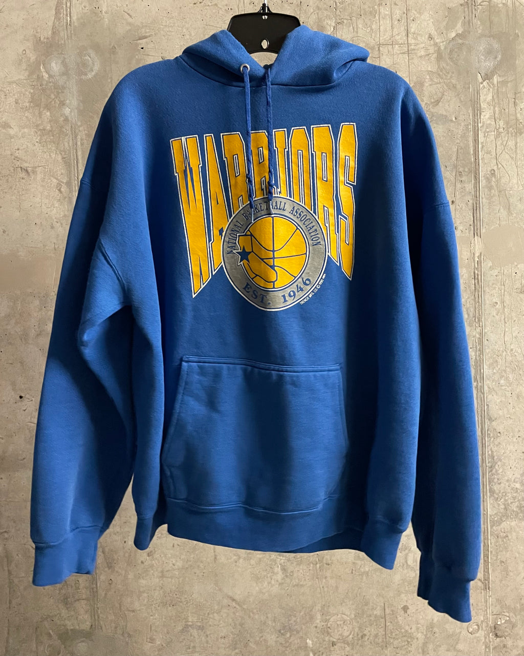 VINTAGE WARRIORS HOODED SWEATSHIRT - Sz L