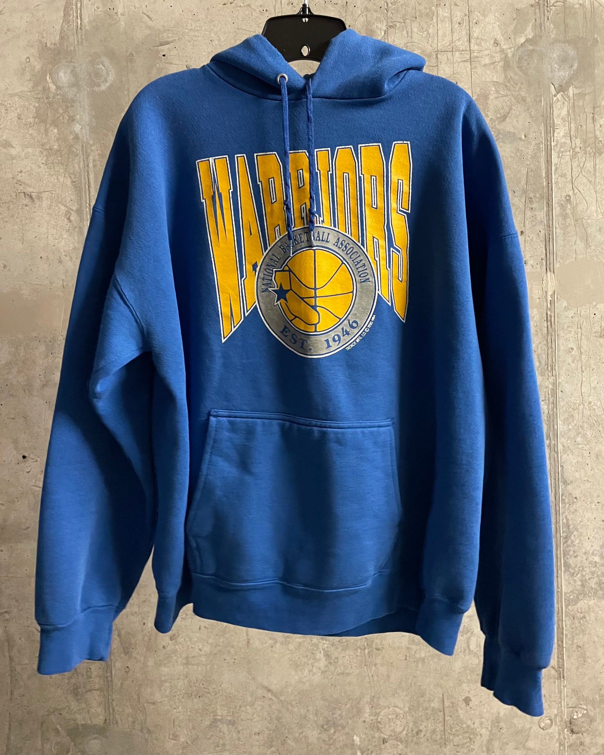 VINTAGE WARRIORS HOODED SWEATSHIRT - Sz L