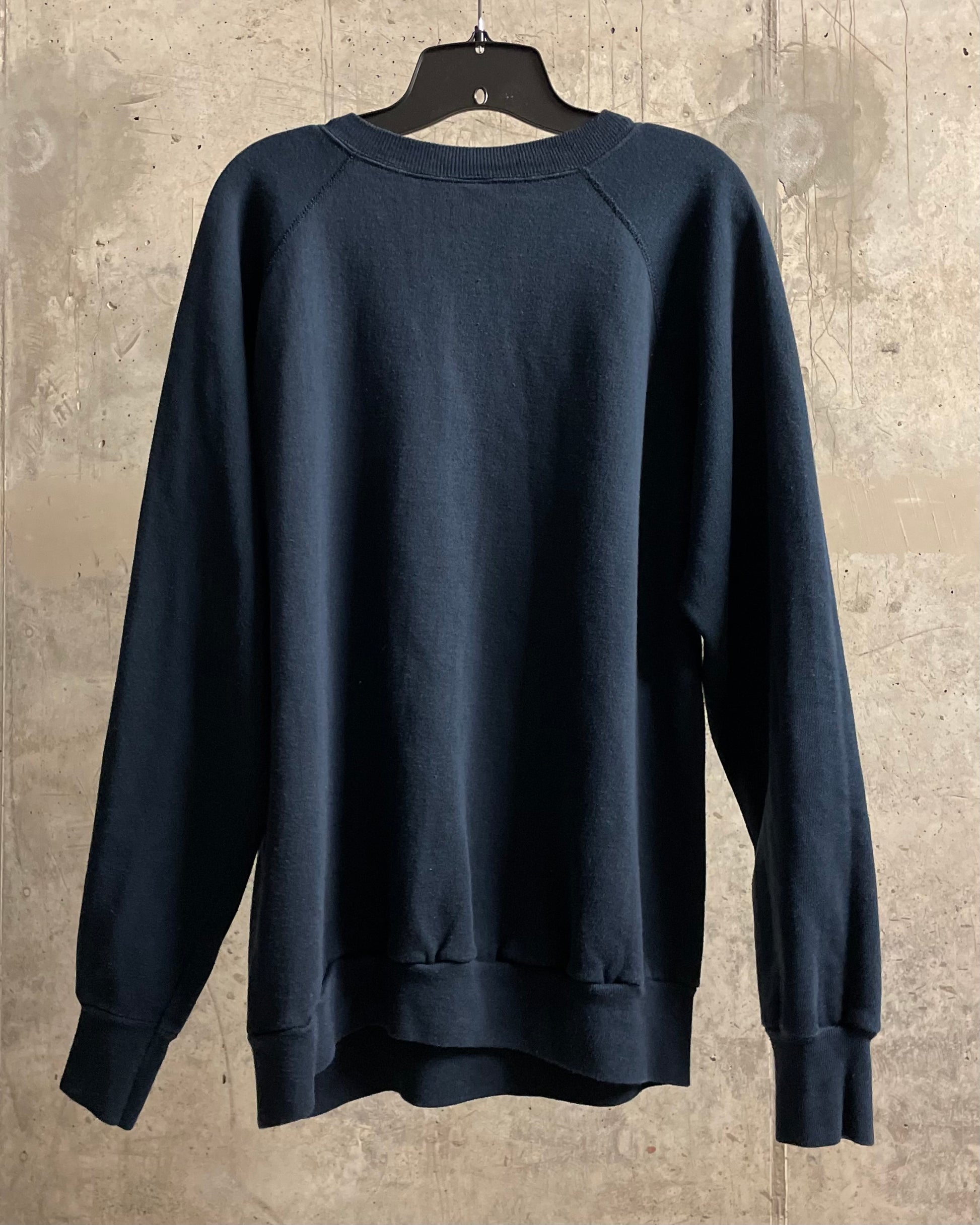 60s Navy Blue Sweatshirt - Sz L