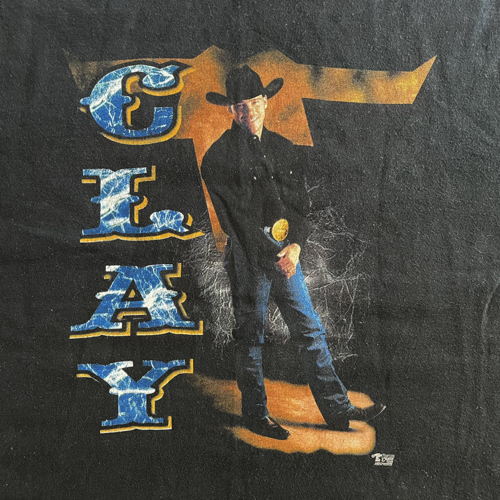 90s Single Stitch Clay Walker Tee - Sz L
