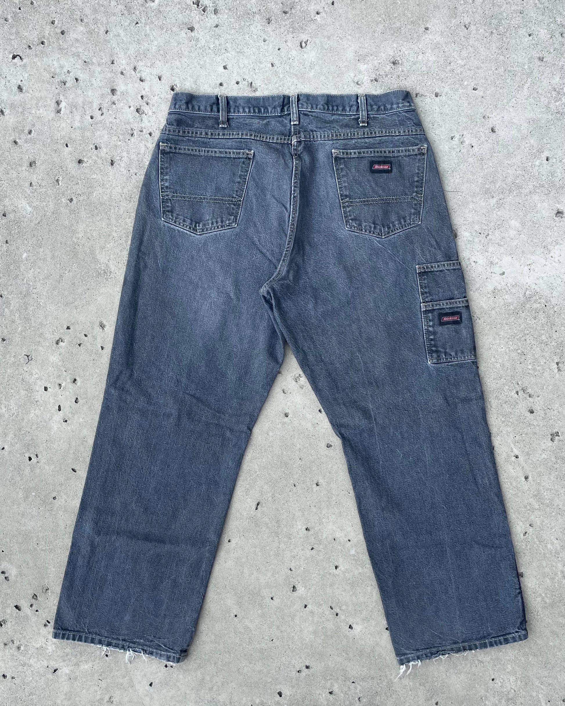 GREY DICKIES CARPENTER JEANS - Sz 36x30