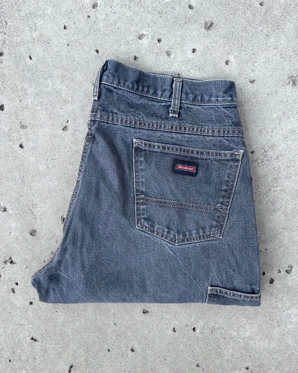 GREY DICKIES CARPENTER JEANS - Sz 36x30