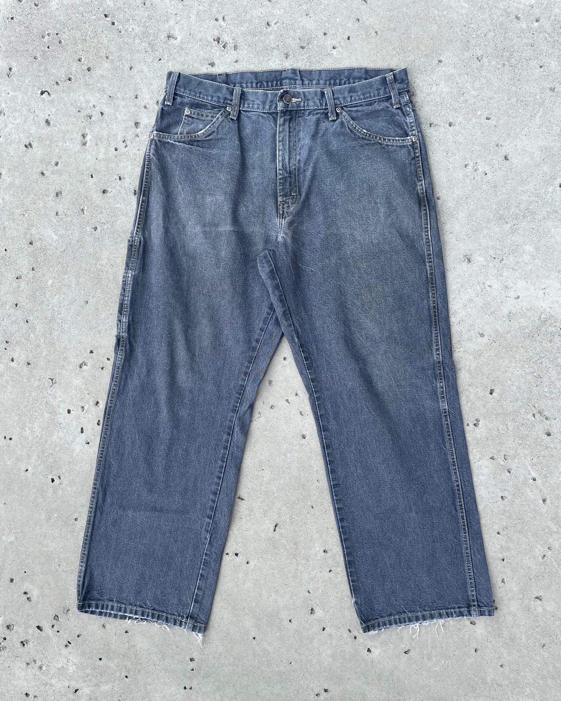 GREY DICKIES CARPENTER JEANS - Sz 36x30