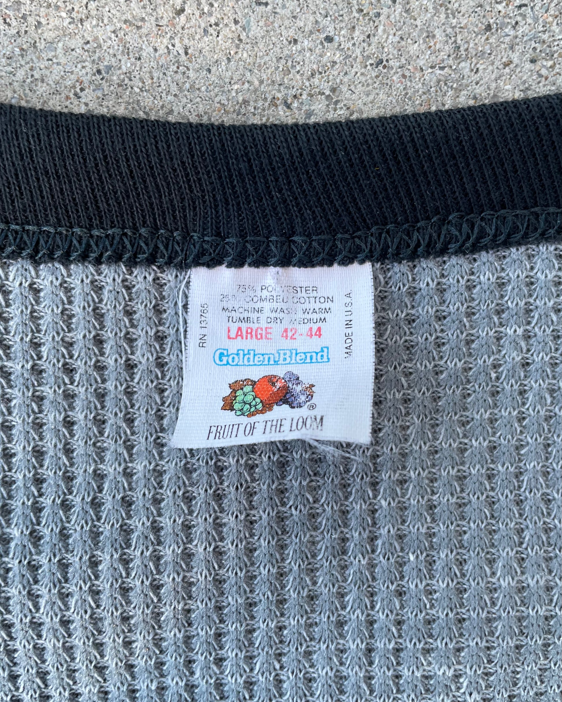 VINTAGE THERMAL RINGER - Sz L