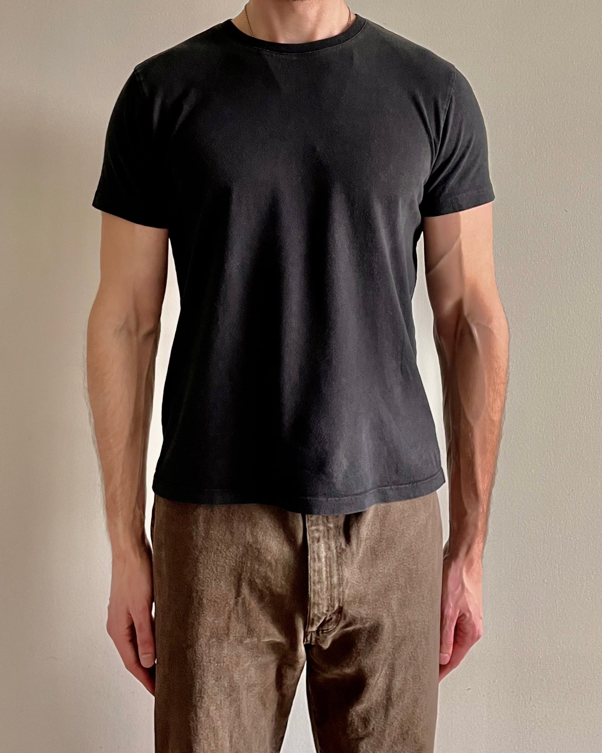 VINTAGE FADED BLACK TEE - Sz M