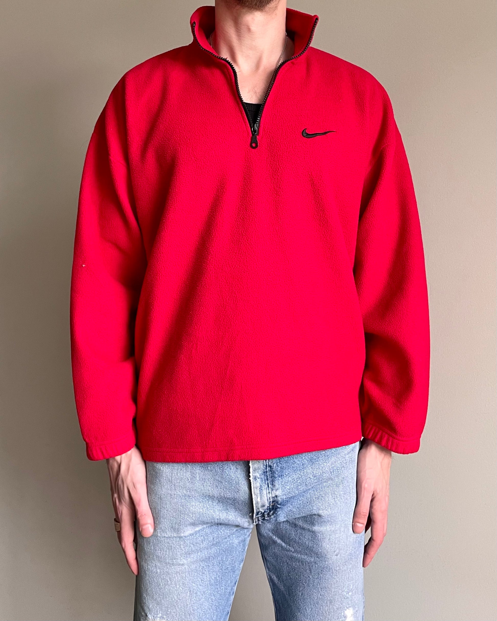 VINTAGE NIKE FLEECE JACKET - 2XL