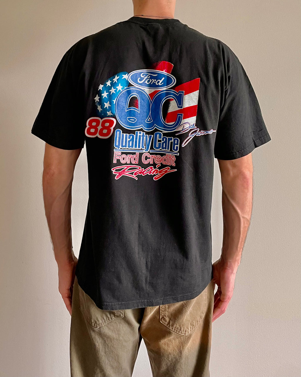VINTAGE DALE JARRETT FORD RACING TEE - SZ XL