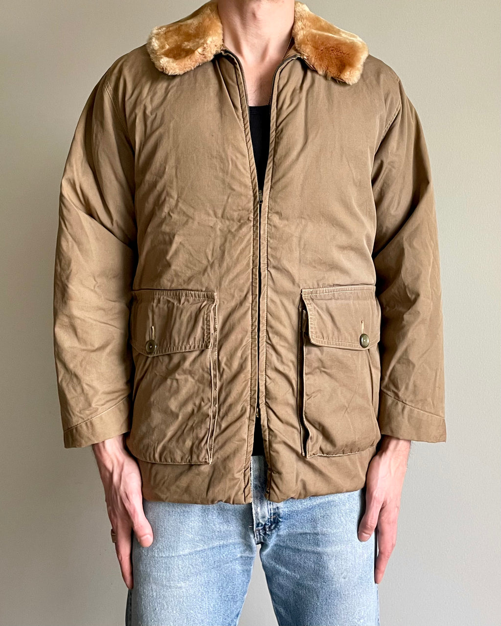 VINTAGE EDDIE BAUER DOWN JACKET - L
