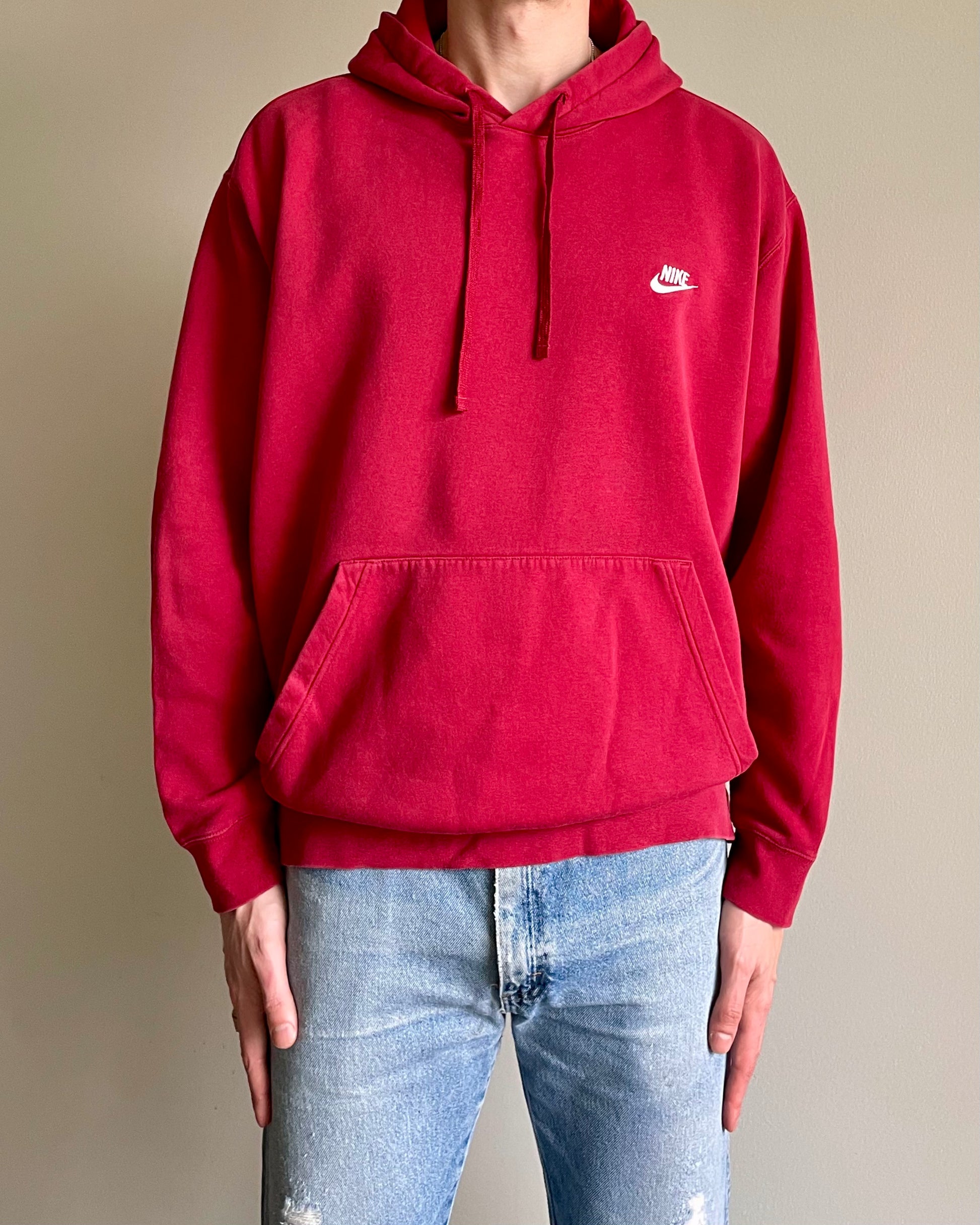 VINTAGE NIKE HOODED SWEATSHIRT - Sz 2XL