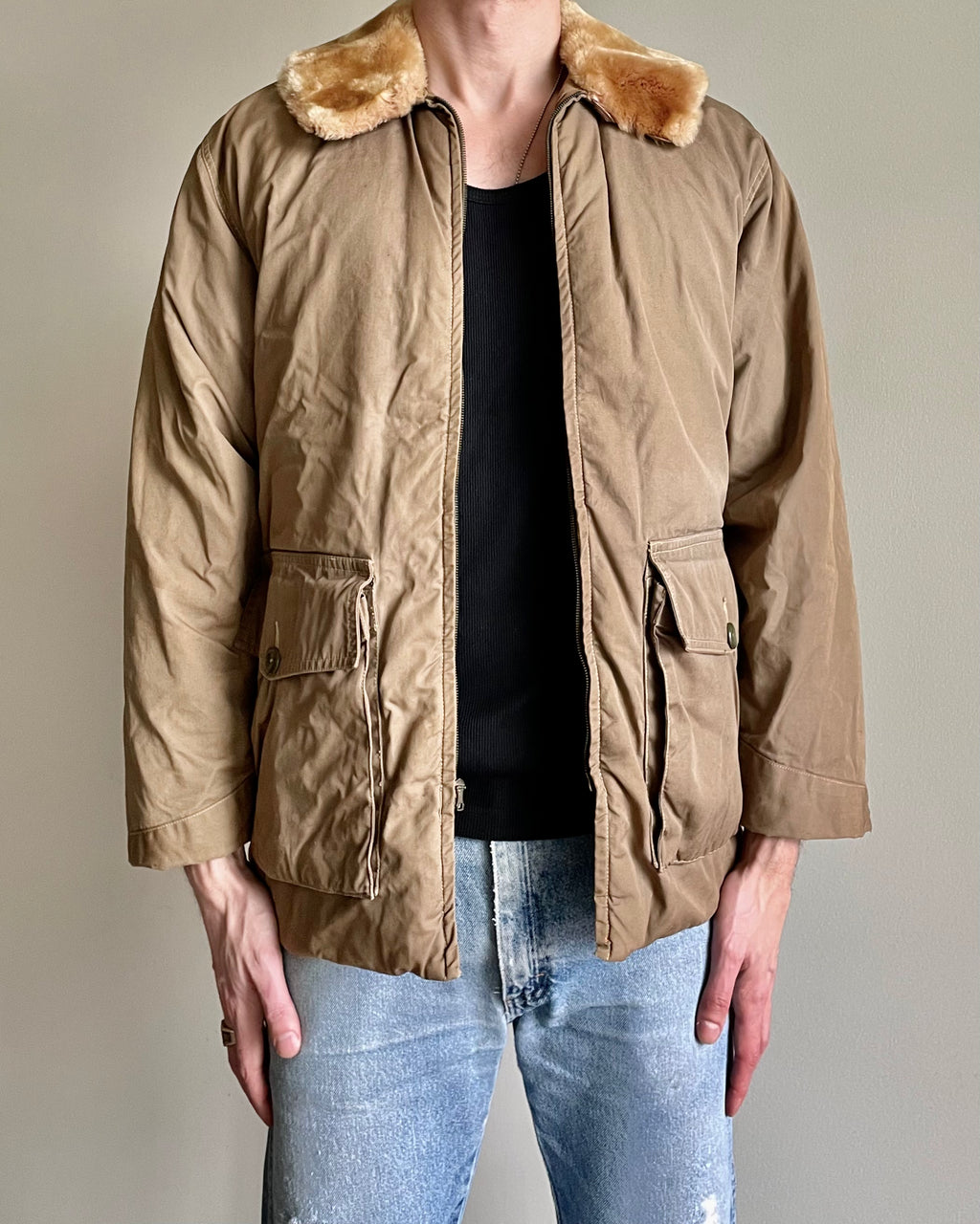 VINTAGE EDDIE BAUER DOWN JACKET - L