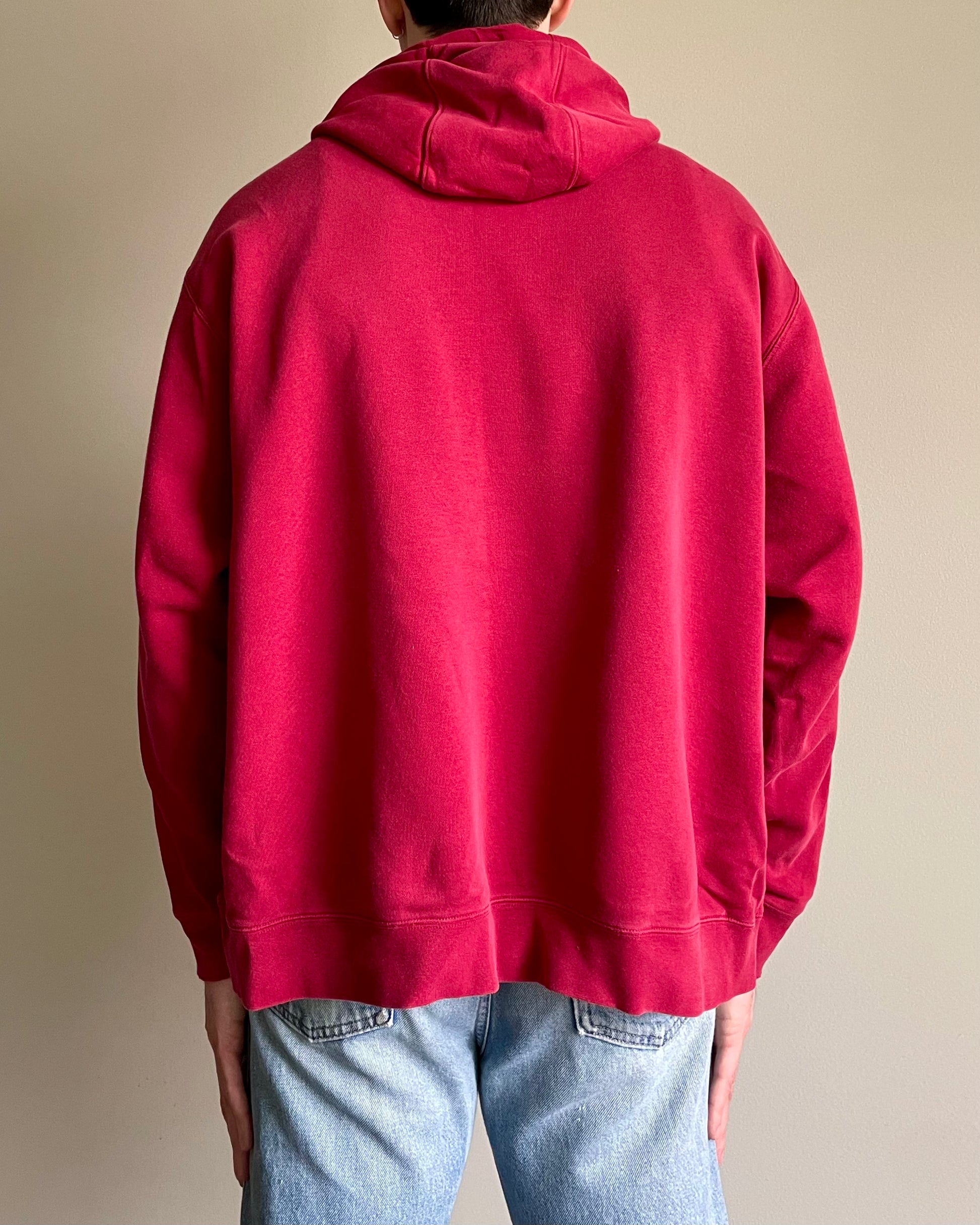 VINTAGE NIKE HOODED SWEATSHIRT - Sz 2XL