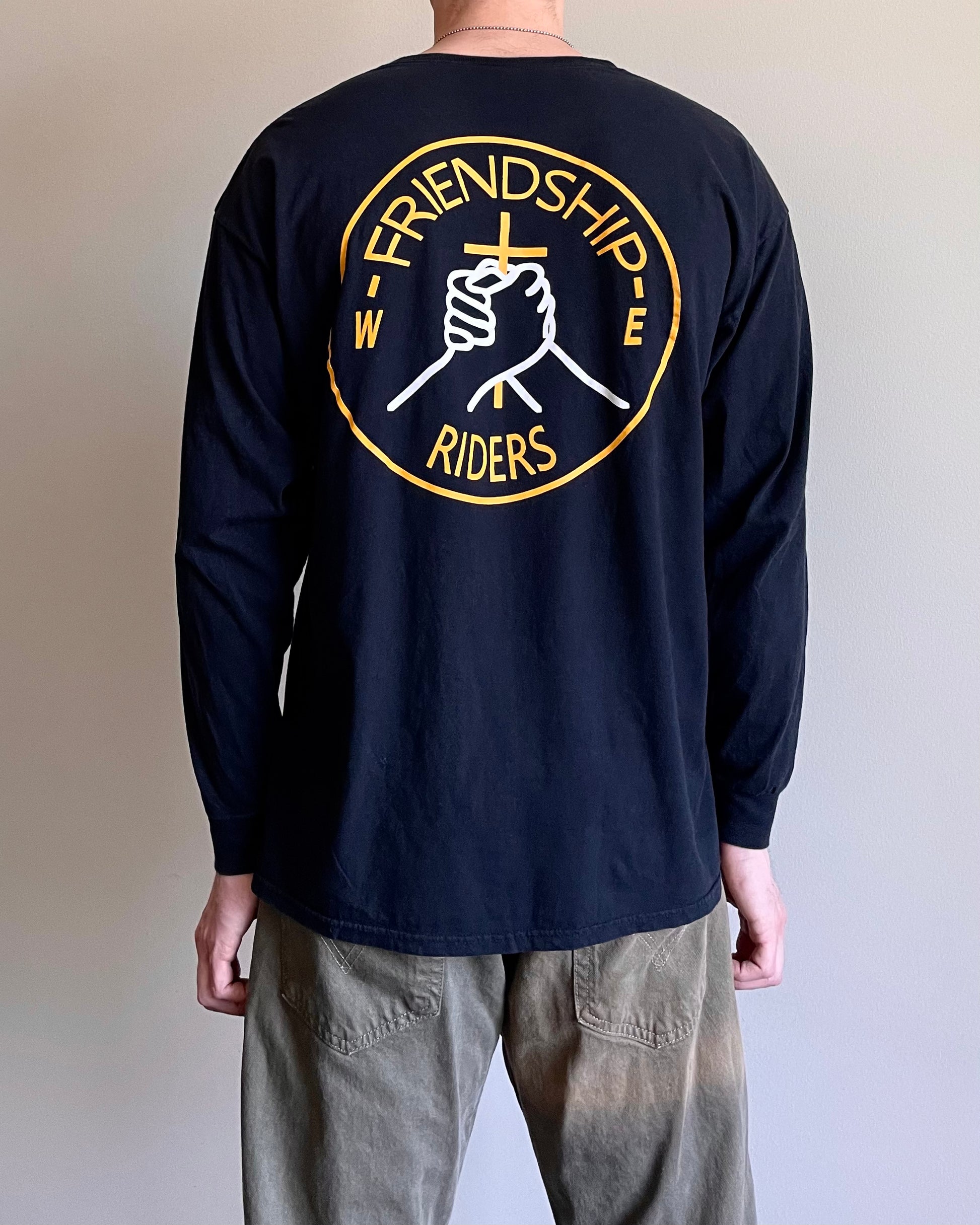 FRIENDSHIP RIDERS LONG SLEEVE TEE - Sz L