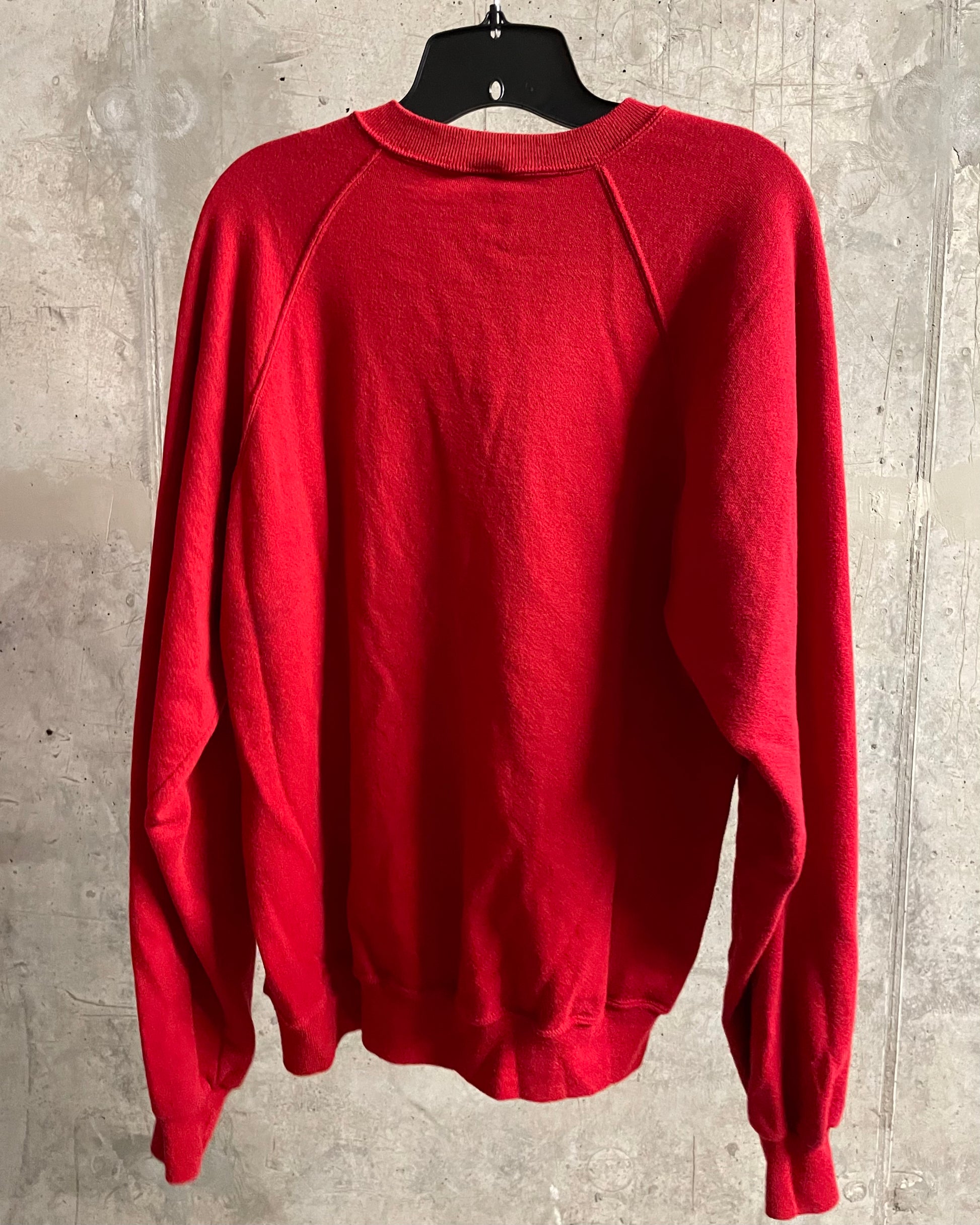 VINTAGE RED CREWNECK SWEATSHIRT - Sz L