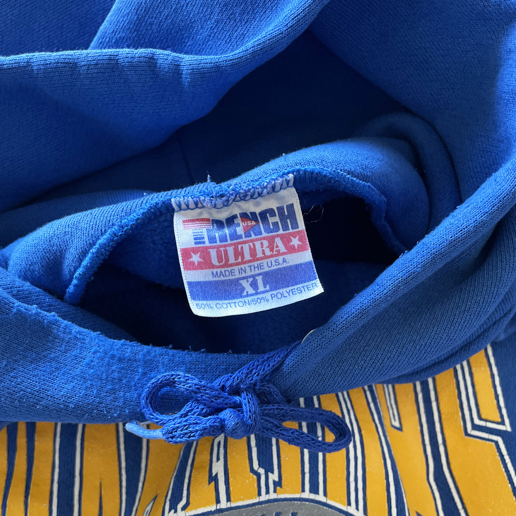 VINTAGE WARRIORS HOODED SWEATSHIRT - Sz L